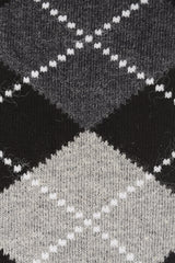 TRASPARENZE LATVIA Rhombus Black Socks