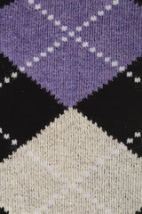 TRASPARENZE LATVIA Rhombus Purple Socks