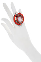 EILEEN Red Crystal Ring