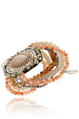 HORTENSE Peach Bracelet