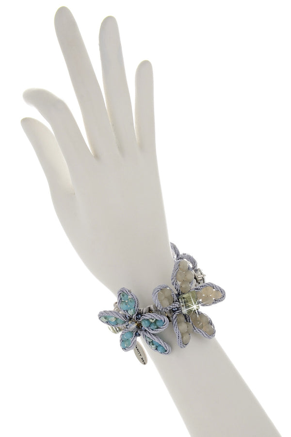 MARCIA SPRING Silver Blue Bracelet