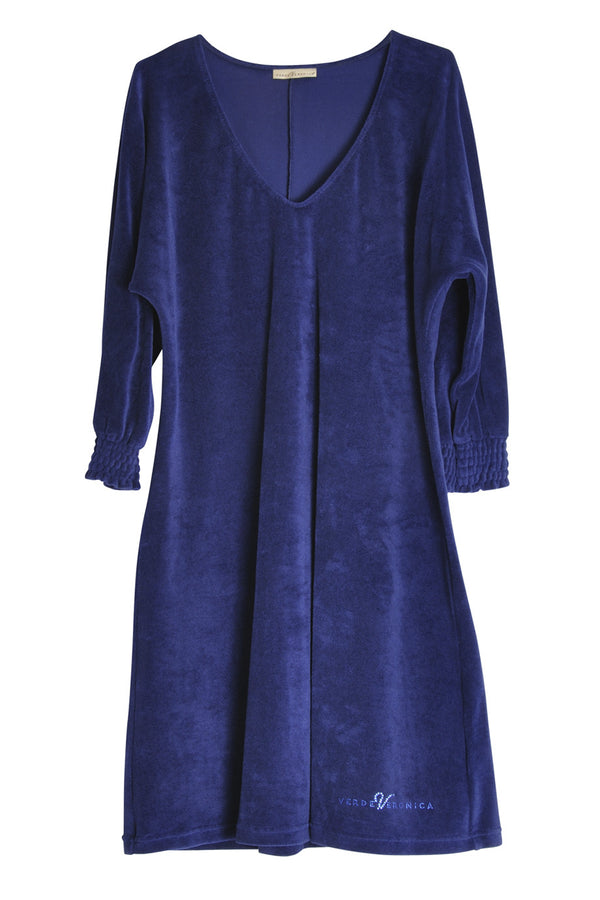 PIPER Royal Blue Cotton Dress