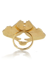 PELICAN Large Gold Ring